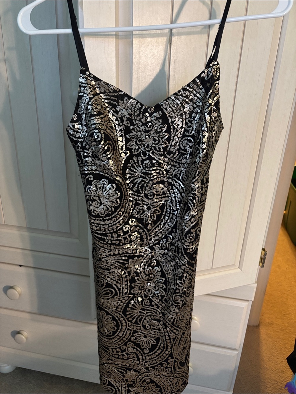 Dulce Carola Sequin Slip Dress